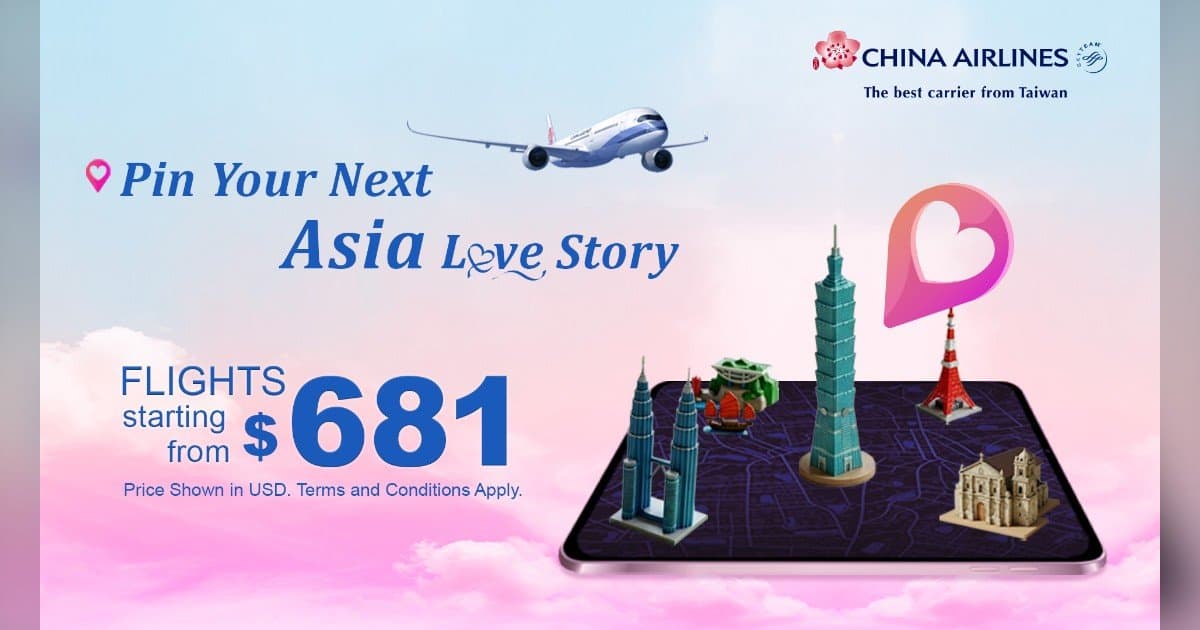 China Airlines Expands Asia Connectivity with Valentine's Fares, Ontario Route Milestone, and Michelin-Starred Dining