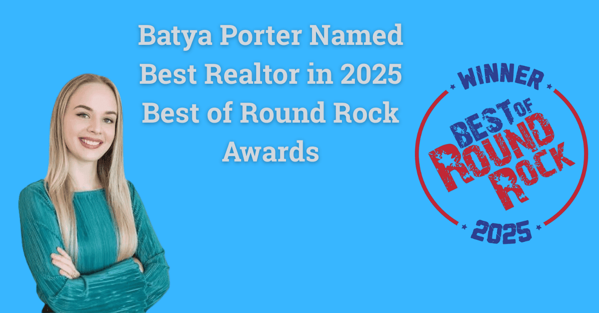 Batya Porter Wins Best Realtor in 2025 Best of Round Rock Community Awards