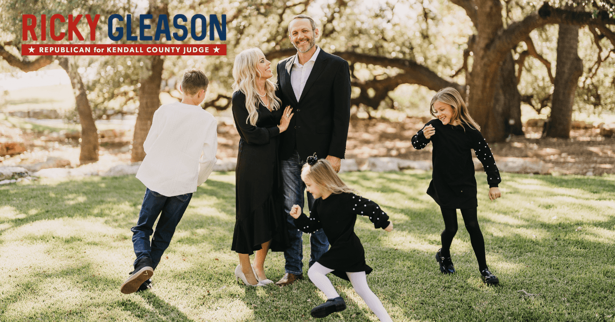 Kendall County Judge Candidate Ricky Gleason Urges Early Voting, Highlights Local Impact