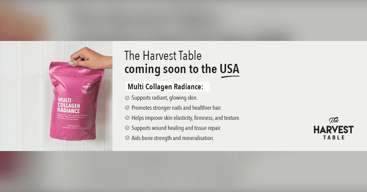 The Harvest Table Expands to U.S. via OneLavi.com with Clean Collagen and Plant-Based Nutrition