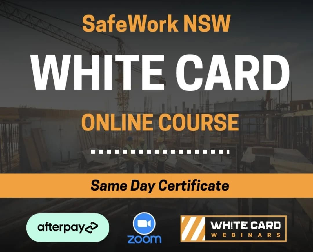 White Card Webinars Streamlines Online White Card Certification for NSW Residents