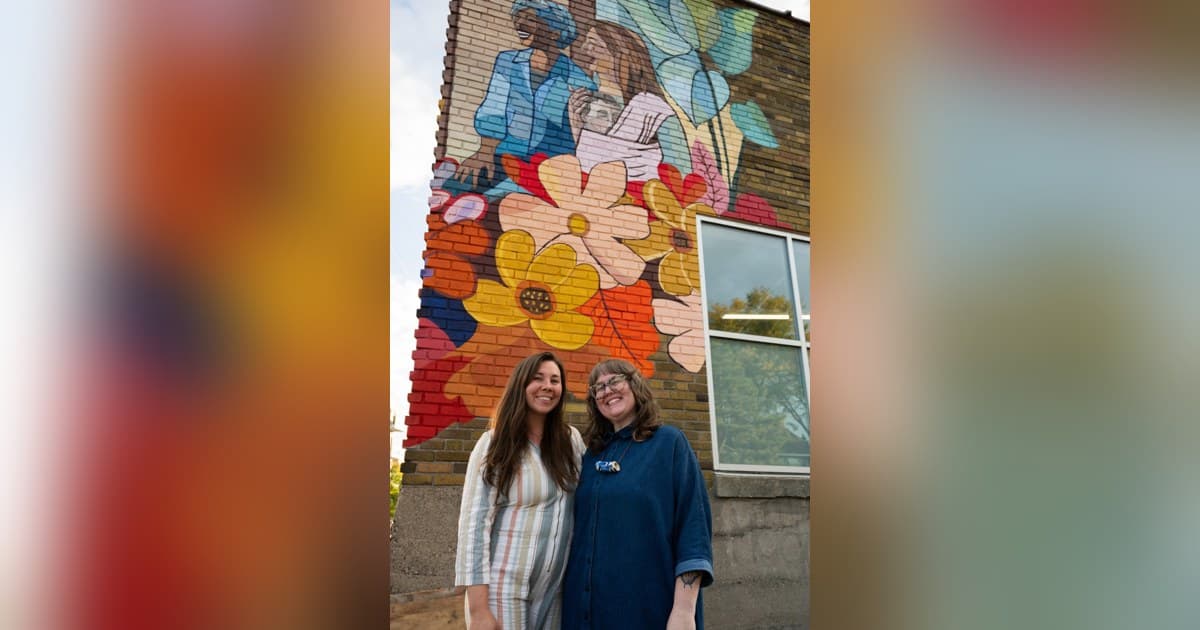 Hope&Plum's New Mural Champions Women-Led Business in St. Paul