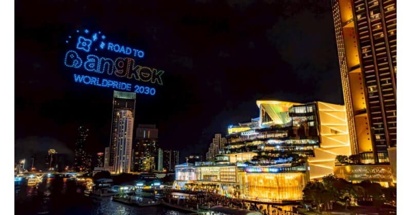 ICONSIAM’s Rainbow Drone and Fireworks Show Positions Thailand as a Global Pride Destination