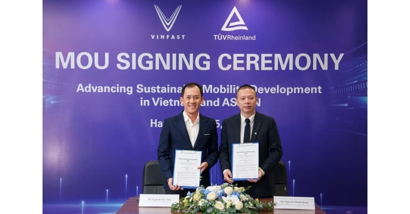 VinFast and TÜV Rheinland Partner to Boost Automotive Testing in Vietnam