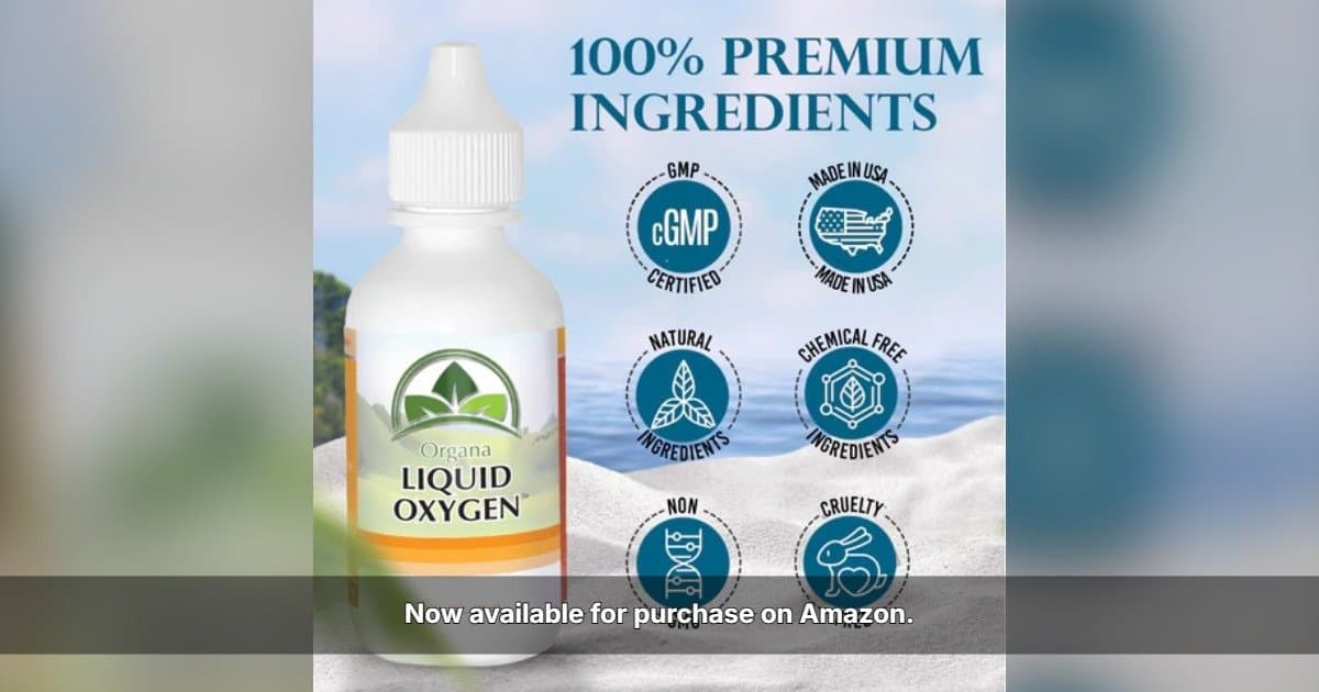 ORGANA Liquid Oxygen Launches on Amazon, Expanding Access to Liquid Wellness Supplements