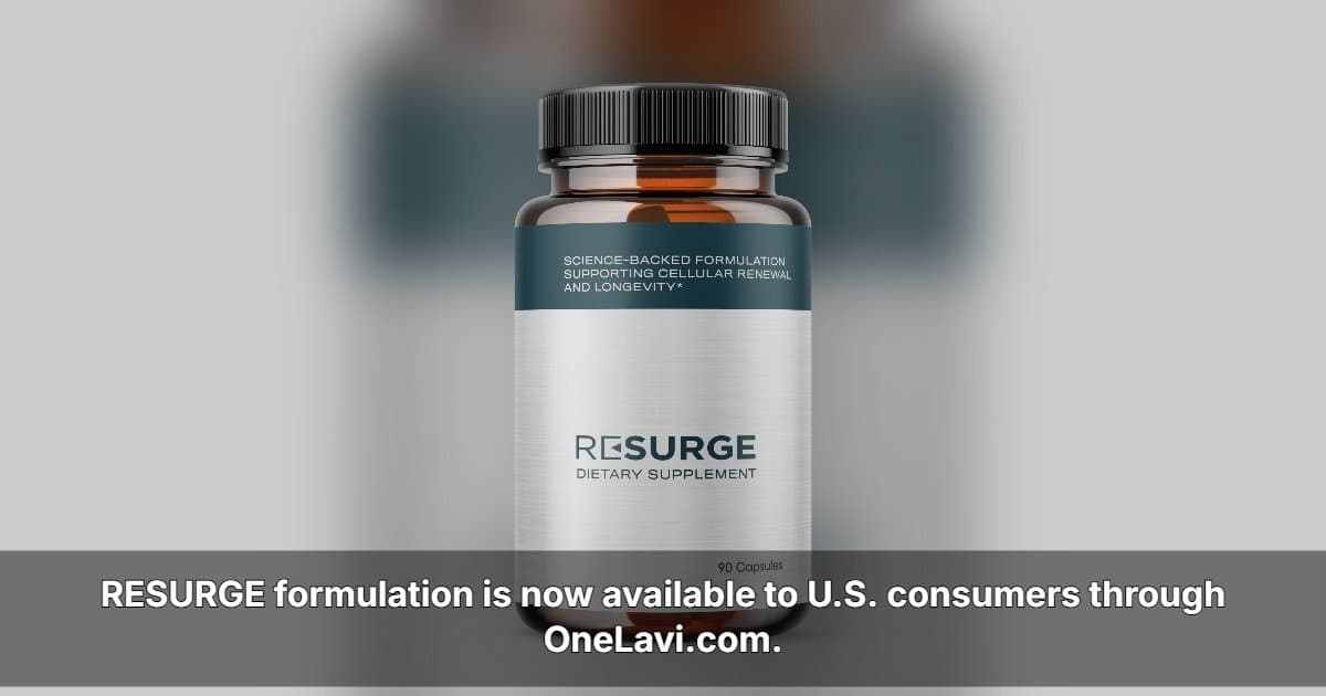 AgeReverse Expands U.S. Retail Footprint with OneLavi Launch of RESURGE