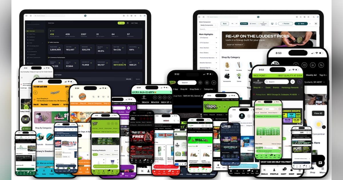 Buddy Tops 300 Dispensary Storefronts, Extending POSaBIT Pay to Online Checkout
