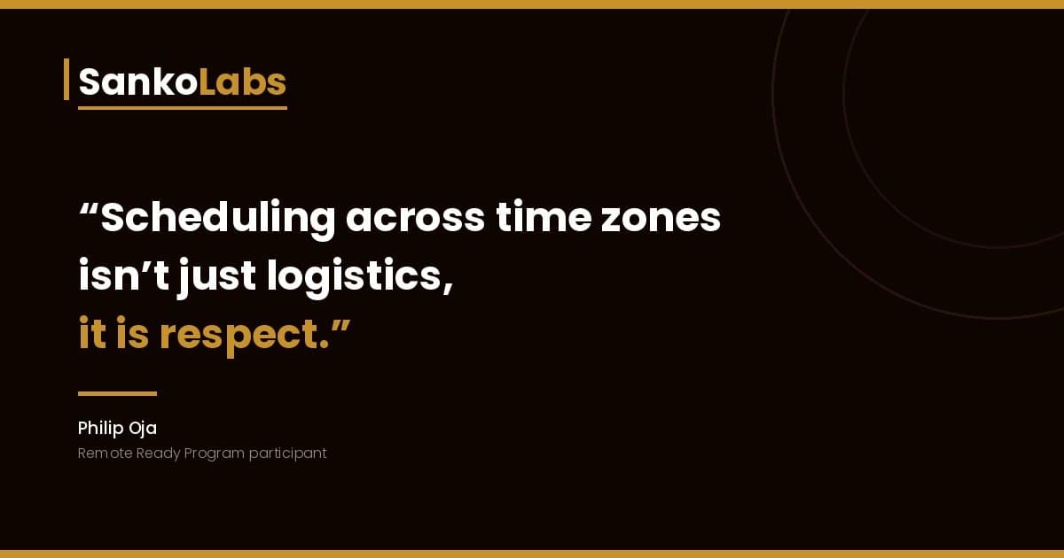SankoLabs Tackles Remote Work Readiness Gap in Africa with Evidence-Based Program