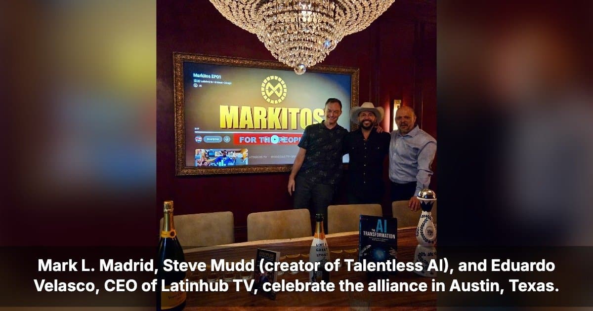 Mark L. Madrid Partners with Latinhub TV to Launch AI-Powered 'Markitos'